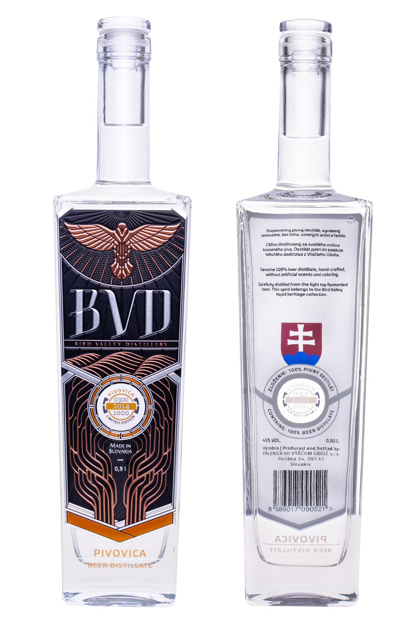 BVD Pivovica destilát 0,5 l 45%