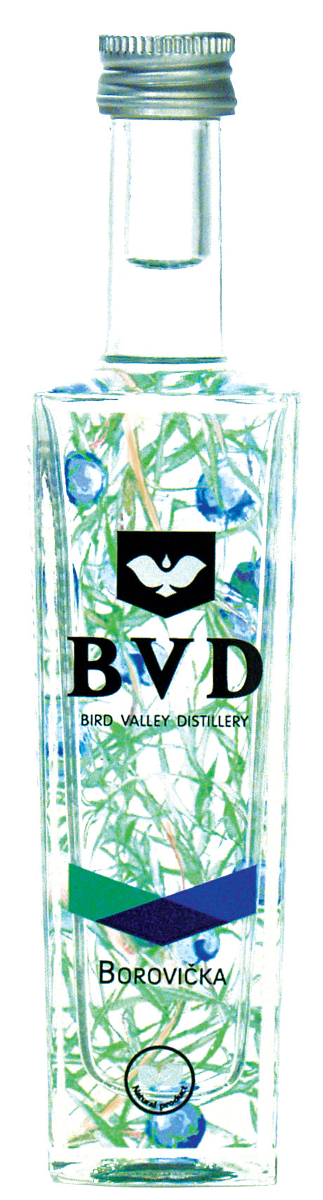 BVD Borovička destilát mini 0,05 l 40%